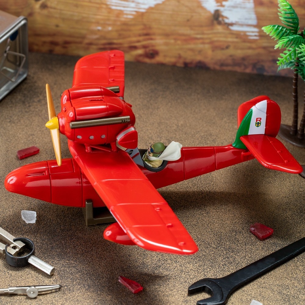 Studio Ghibli 30th Anniversary Porco Rosso Savoia S.21 Plane Model Light & Sound