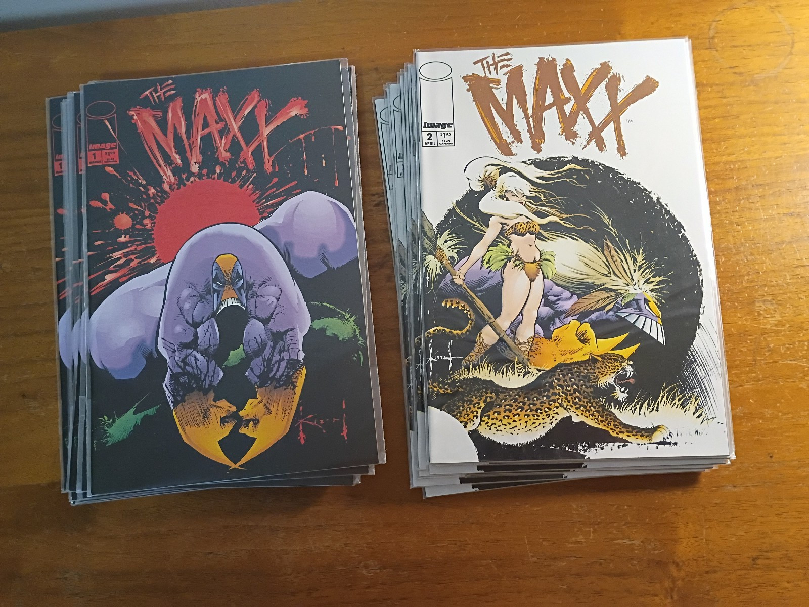 THE MAXX # 1 & # 2 IMAGE COMICS 1993 NM SAM KIETH