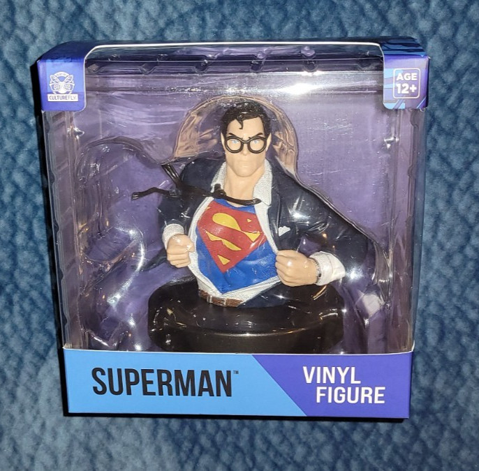 Superman/Clark Kent 6″ Vinyl Bust • Culturefly World’s Finest Collection • NEW