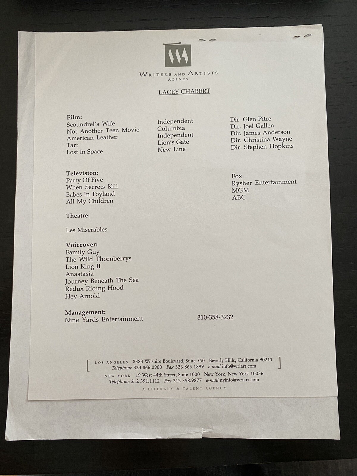 Lacey Chabert Casting Polaroid Headshot Resume Original Photo 2002 Mean Girls