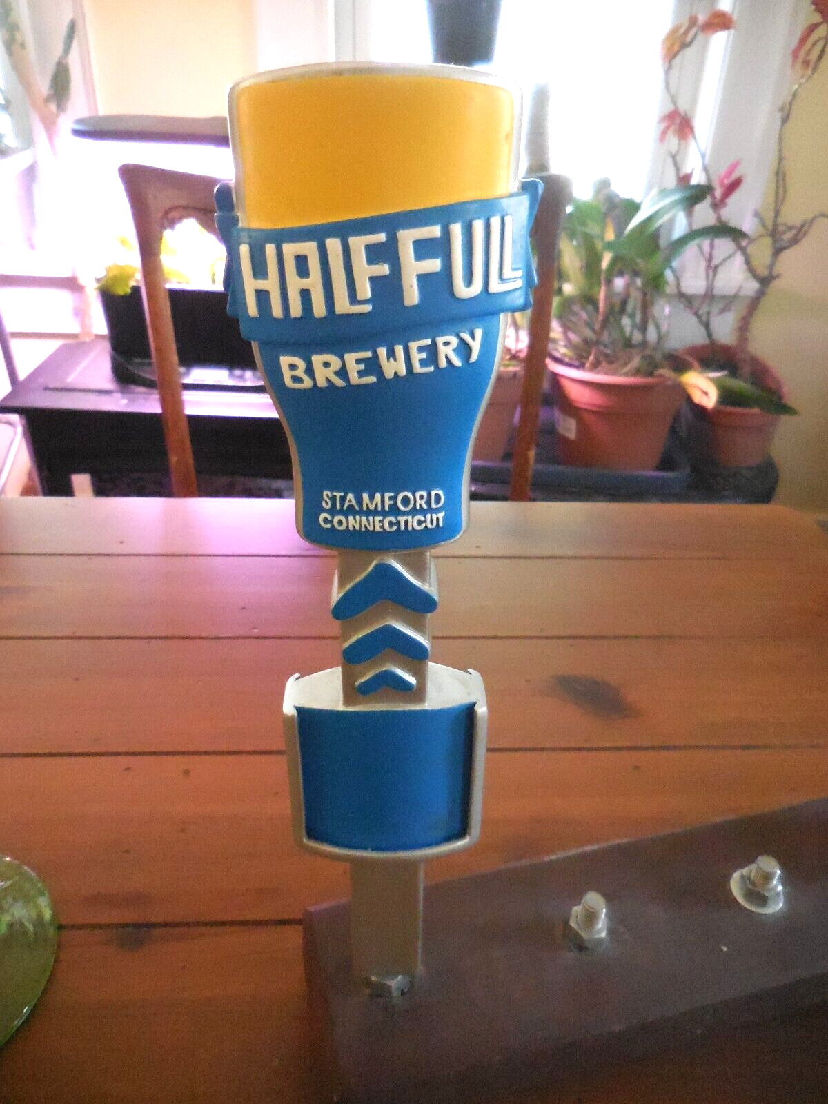 Half Full Brewery Tap Handle, CT.