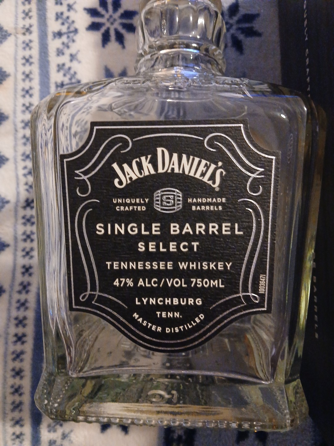RARE UNRINCED JACK DANIEL’S EMPTY BOTTLE GREENVILLE SWAMP RABBITS ENGRAVED LOOK