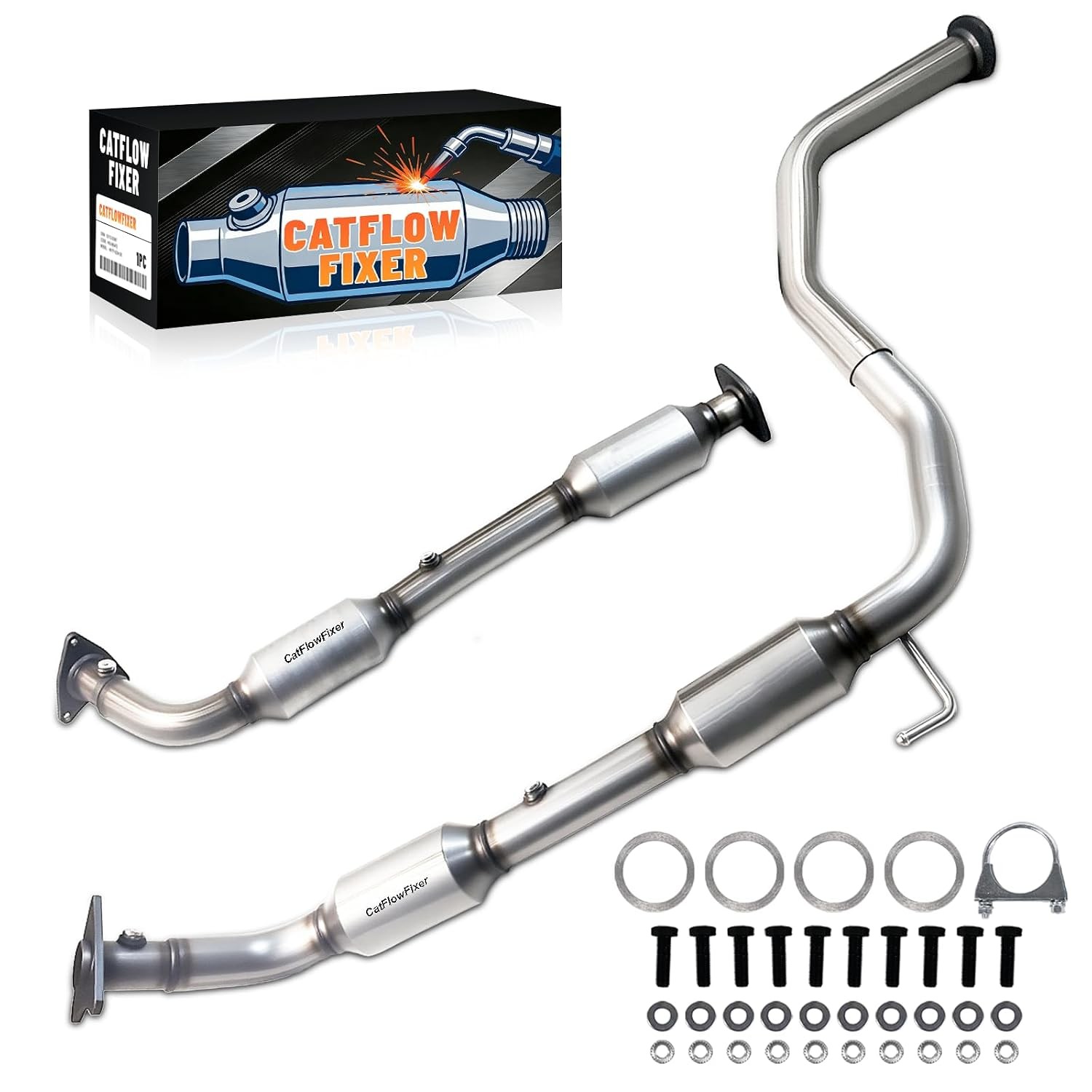 2007 2008 2009 Toyota Tundra Left Right Catalytic Converter Compatible OEM