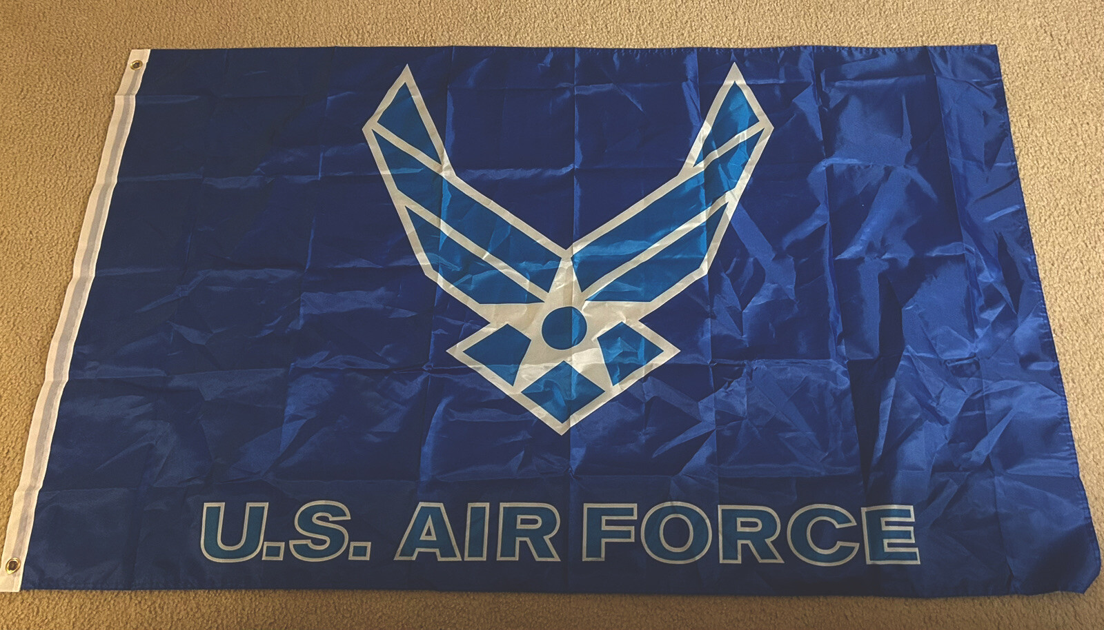 United States Air Force Wall Flag Banner 58 inches by 35 inches Roughly 5x 3′