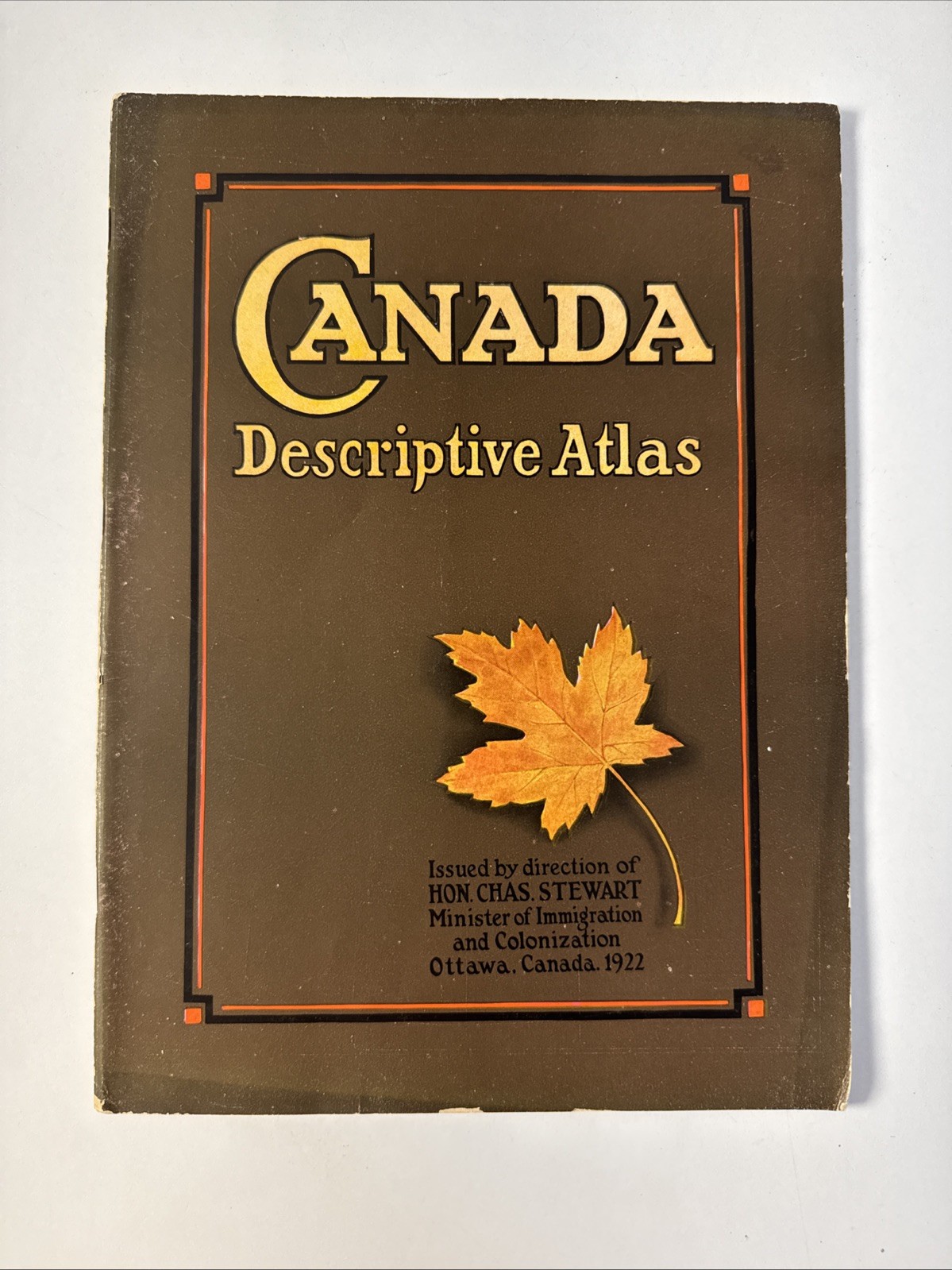 Vintage 1922 Canada Descriptive Atlas Chas. Stewart – Maps | History | Travel