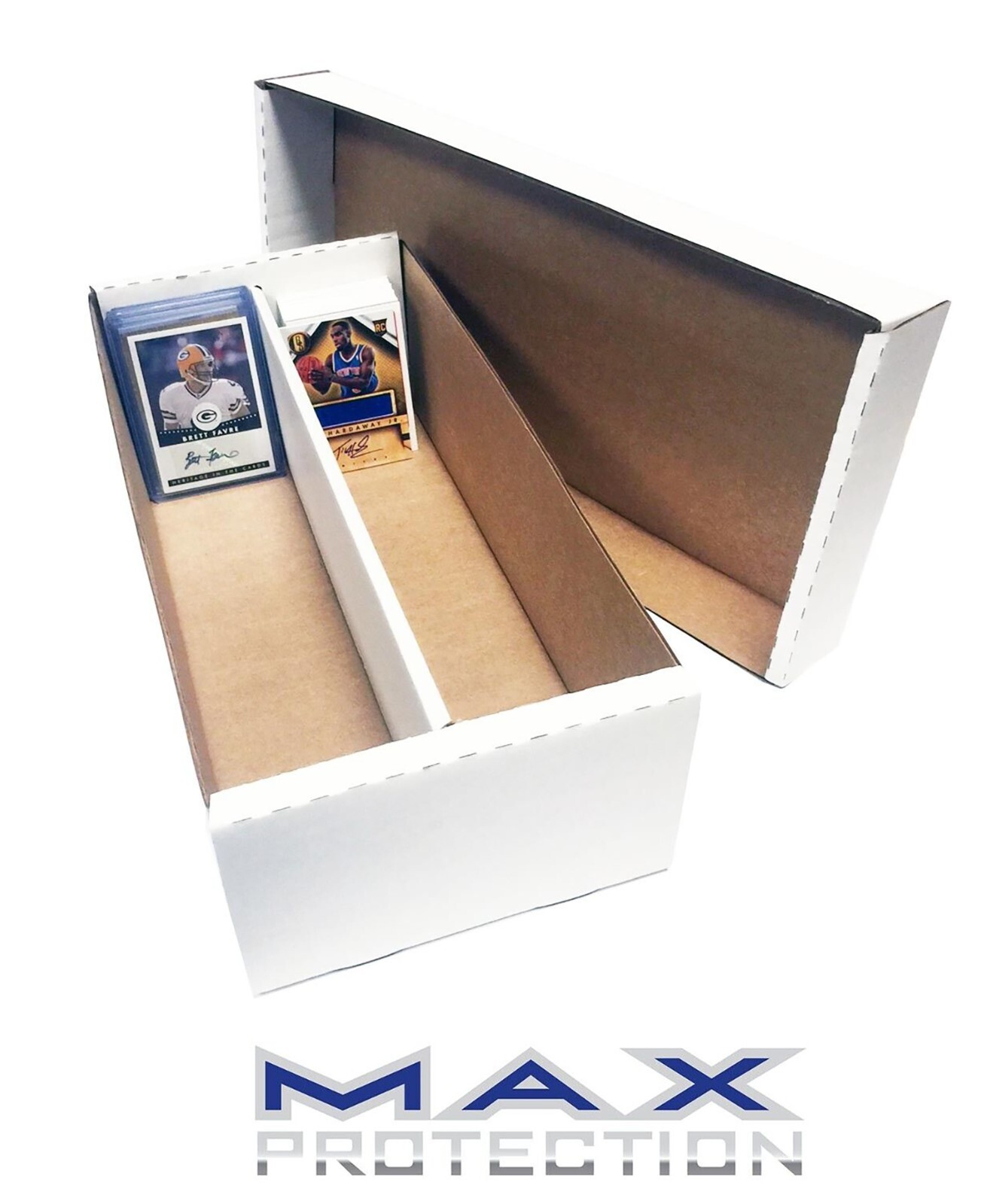 20-Pack • Max Pro Shoe 1600ct Trading Card Storage Box Holds Topload Made in USA