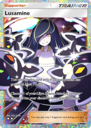 (FAST) Lusamine – Full Art – ENG – Pokemon TCG Pocket (DIGITAL CARD)