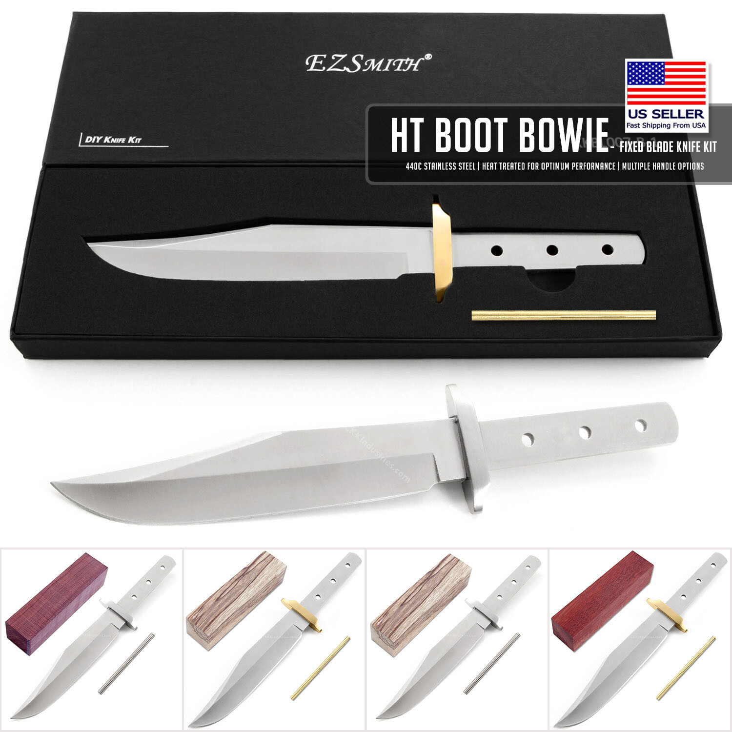 HT Boot Bowie – DIY Knife Making Kit – USA Design