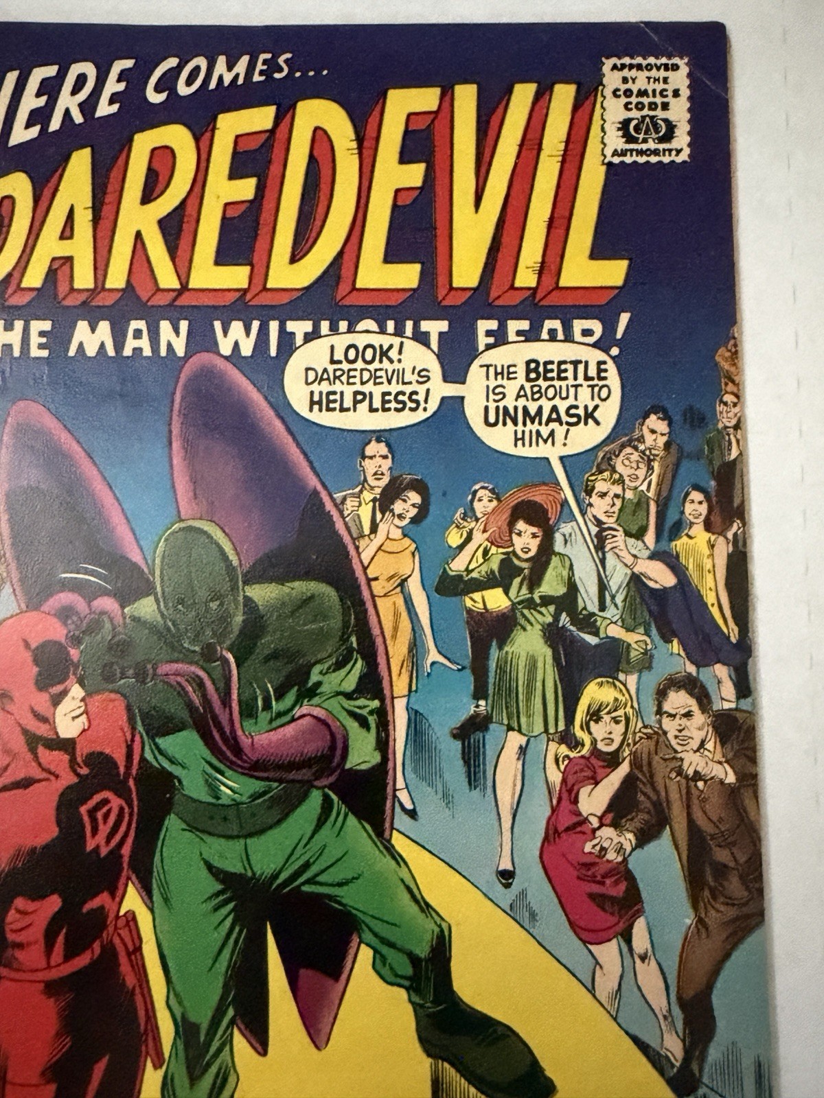 Daredevil #34 Marvel Comics Group (1967) Stan Lee “To Squash a Beetle!”