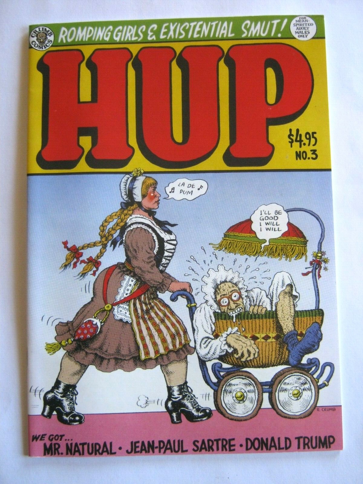 HUP #3 R Crumb comics Devil Girl VF/NM heavy archival stock 2014 B&B free ship