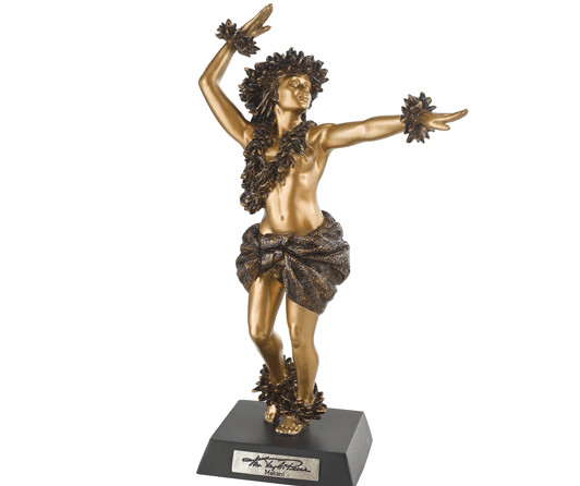 Makani “The Wind” – Kim Taylor Reece Cold Cast Resin Sculpture
