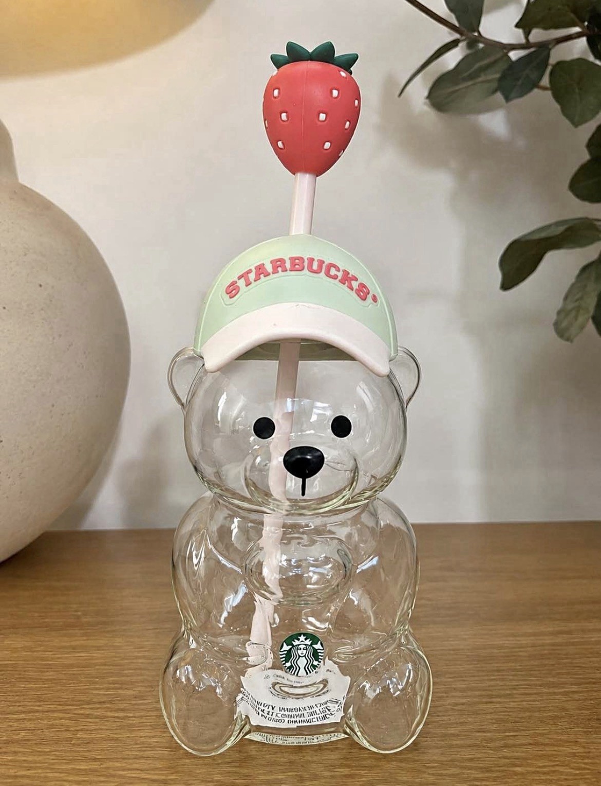 Starbucks 2026 Bearista Bear Glass Cup