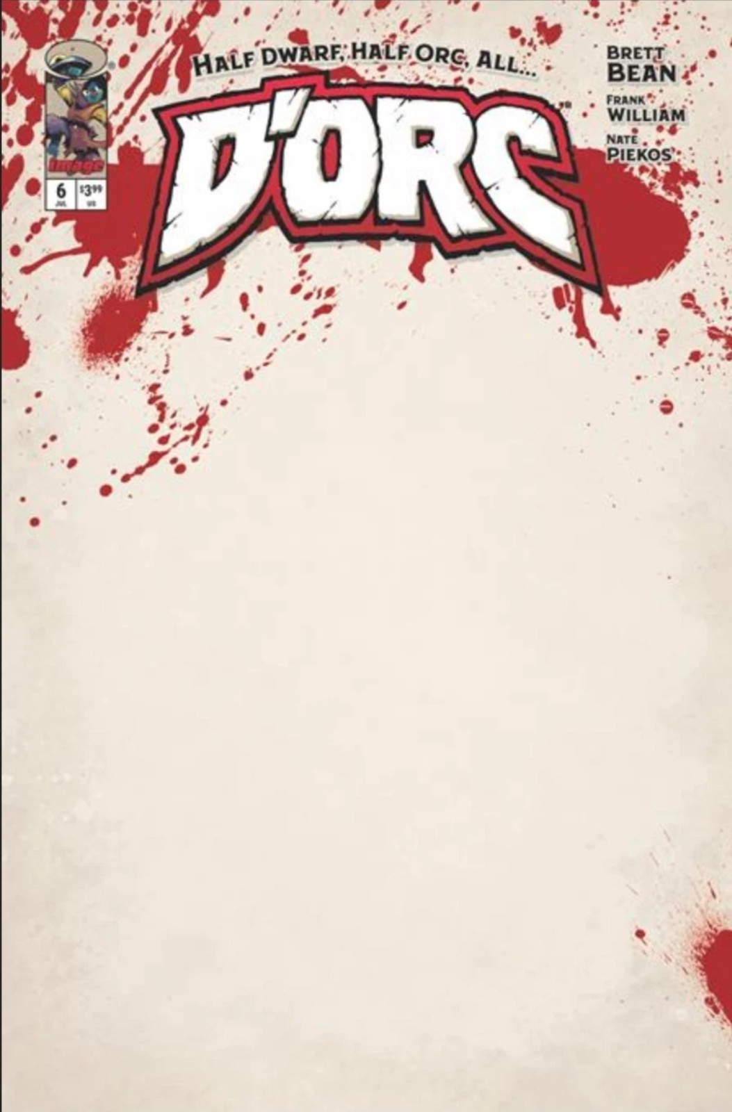 DORC #6 CVR E BLANK SKETCH VAR IMAGE COMICS