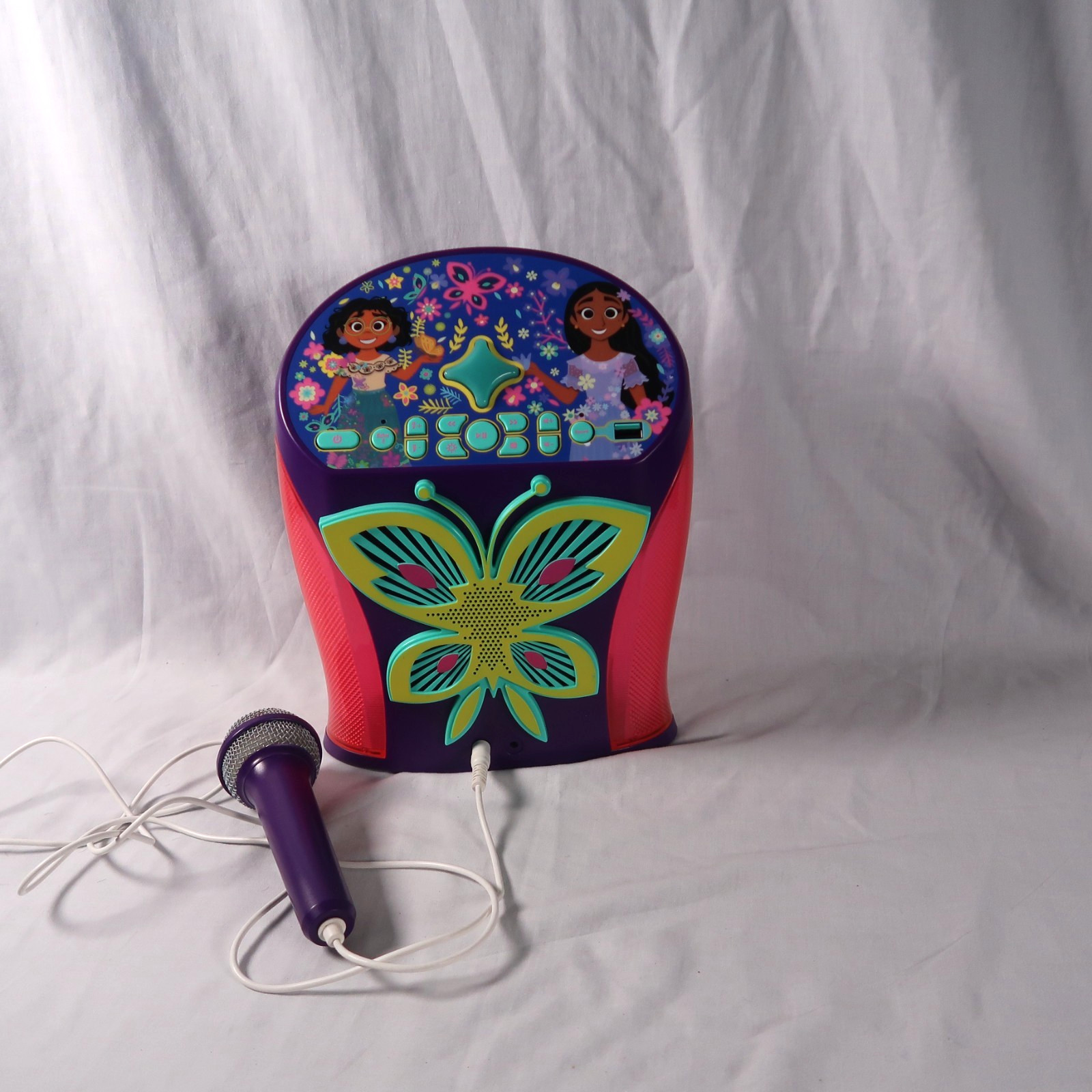 Disney Encanto iHome EZ Link Bluetooth Karaoke Machine with Microphone.pre Owned