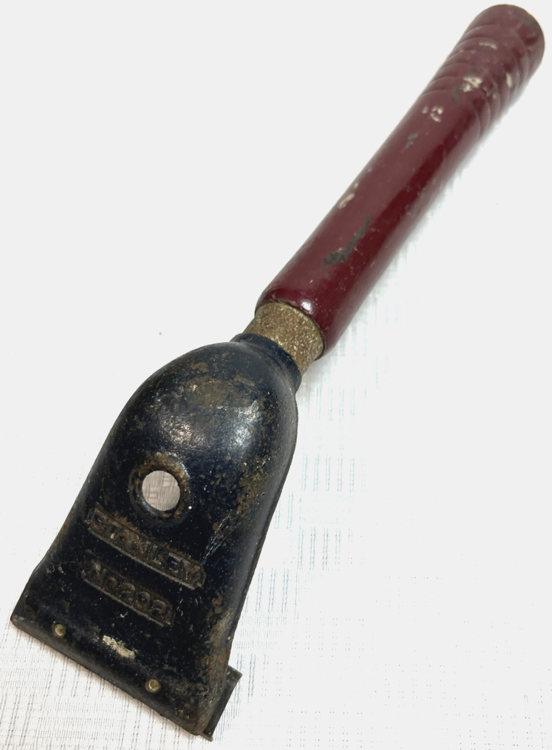 Old Antique Vintage STANLEY No. 292 SCRAPER Paint Wood Tool Cast iron 11″ long