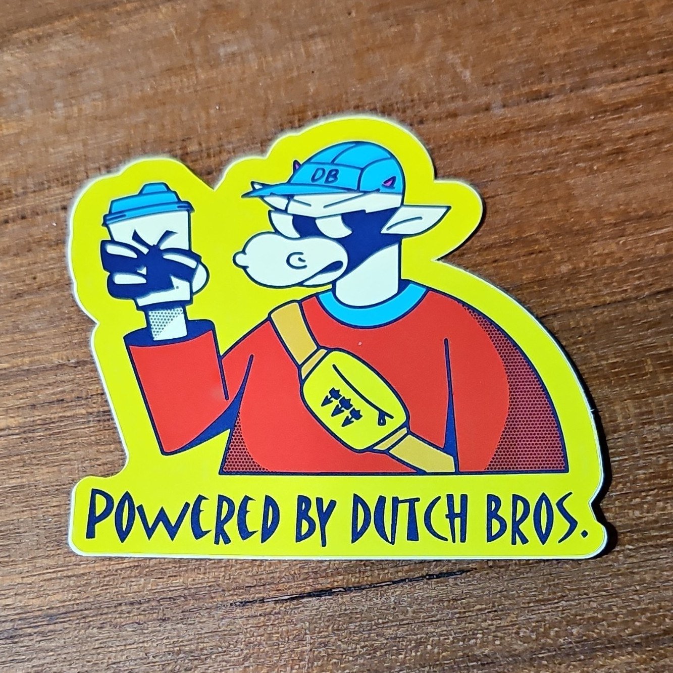 Dutch Bros Coffee Powered by Dutch Bros & Dutch Luv Sticker Decal Feb 18