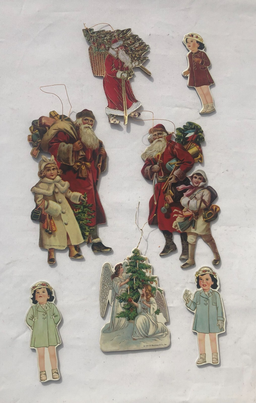 1992-1993 B. Shackman & Co./1984 Merrimack Double Sided Diecut Cardboard (B)