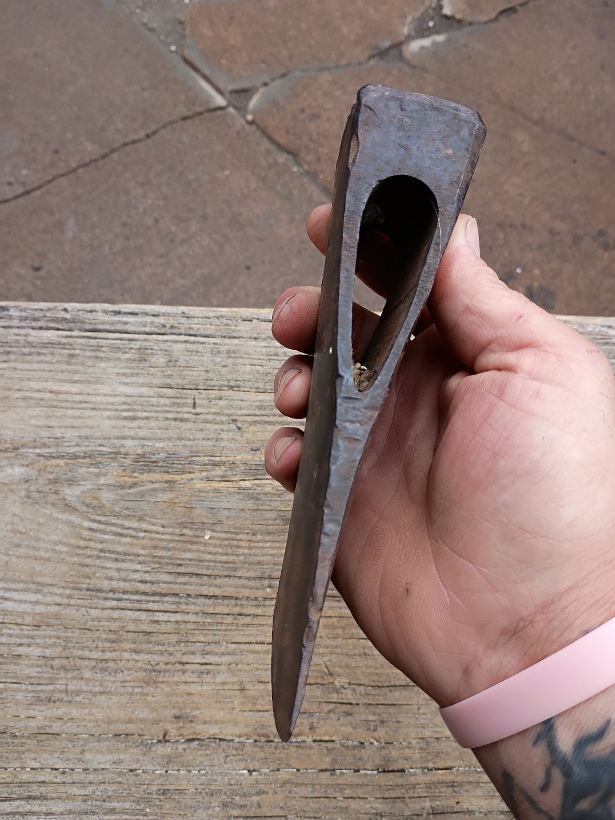Old Faithful Warren Axe Rafting Pattern DAMAGED 3 lbs 11 oz
