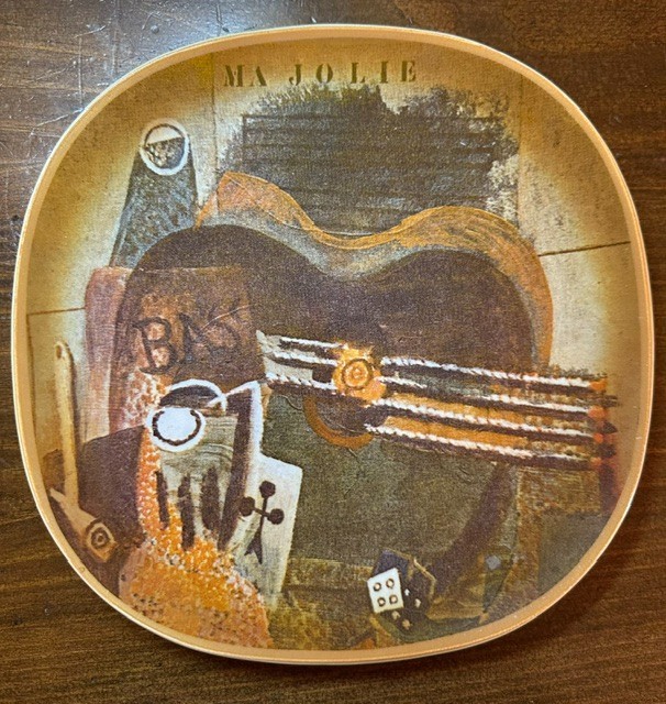 Vtg Pablo Picasso 1973 Limited Edition Plate “Ma Jolie” No. 4 in Series Of 6