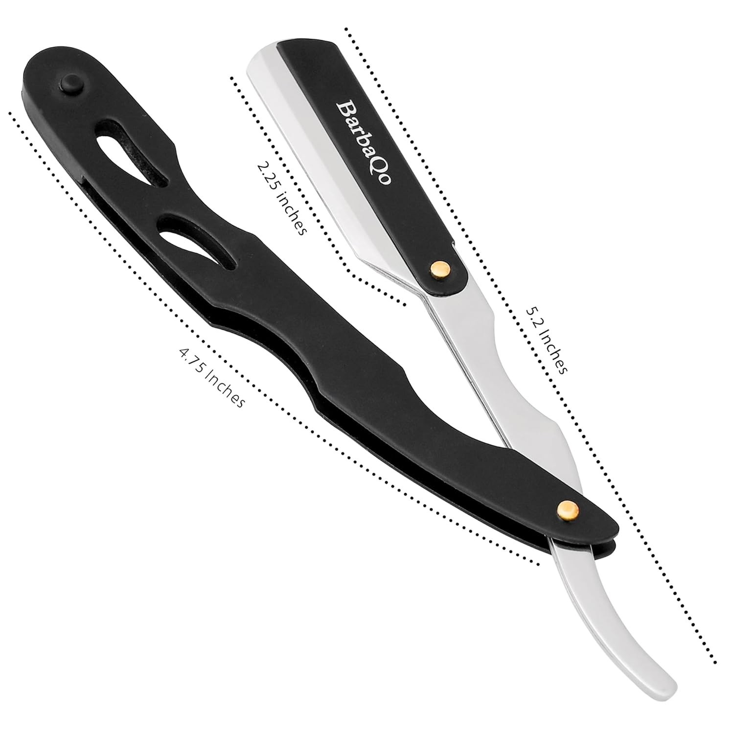 Professional Barber Straight Razor – 100% Stainless Steel for Perfect Shaving