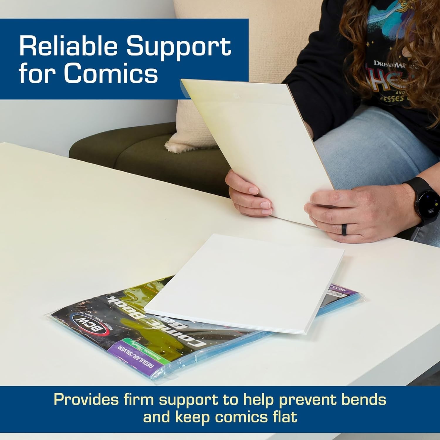 Acid-Free Silver Comic Book Backing Boards 7×10.5 – 500 Pack