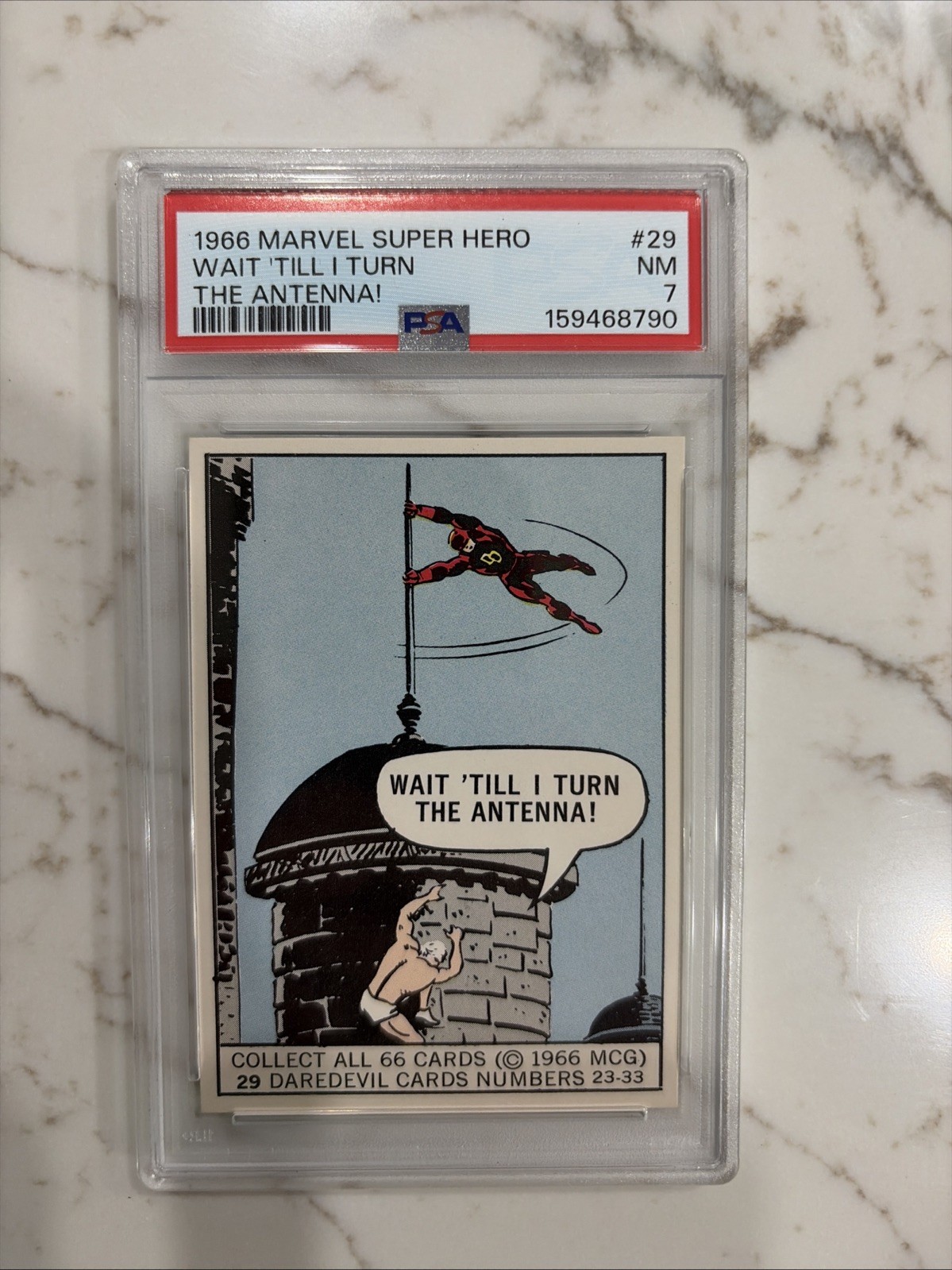 1966 Marvel Super Hero Daredevil # 29 PSA 7 Near Mint
