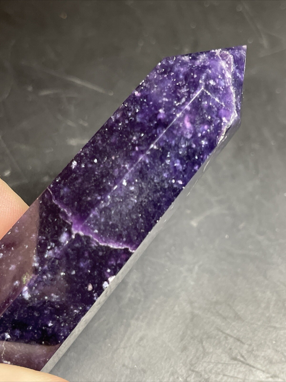 Lepidolite Tower Point 3.23in 73g