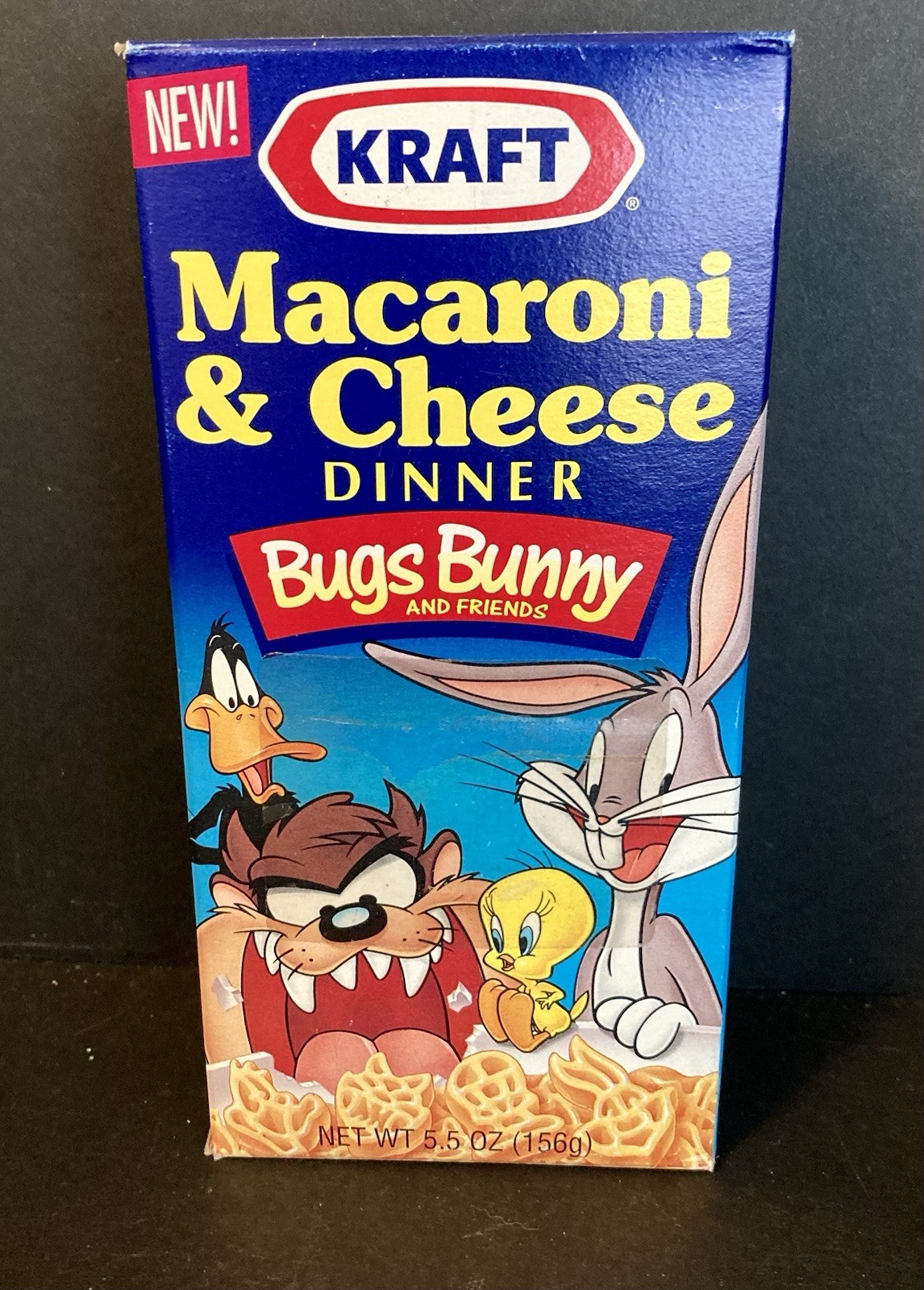 1994 Bugs Bunny And Friends Kraft Macaroni & Cheese Dinner Full Box!