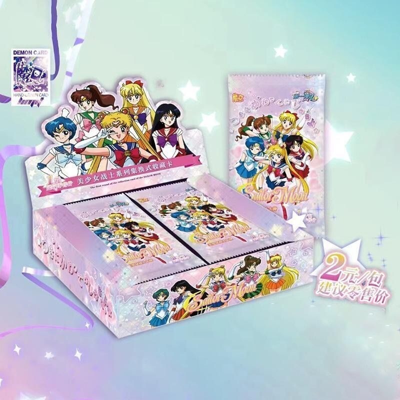 Sailor Moon Collection Trading Card Box Game Premium Collector’s CCG 30 Packs