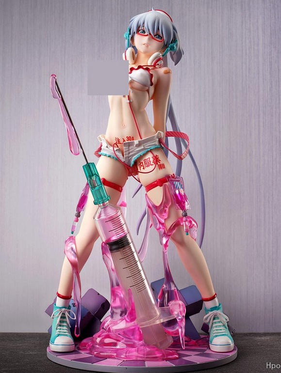 Native Miss Sakura Nurse 25Cm/9.8In 1/6Th Painted Figure Collectible Anime Model