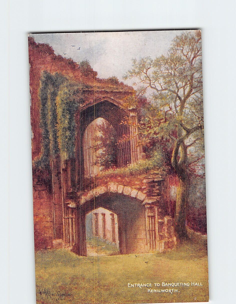 Postcard Entrance to Banqueting Hall Kenilworth England United Kingdom Europe