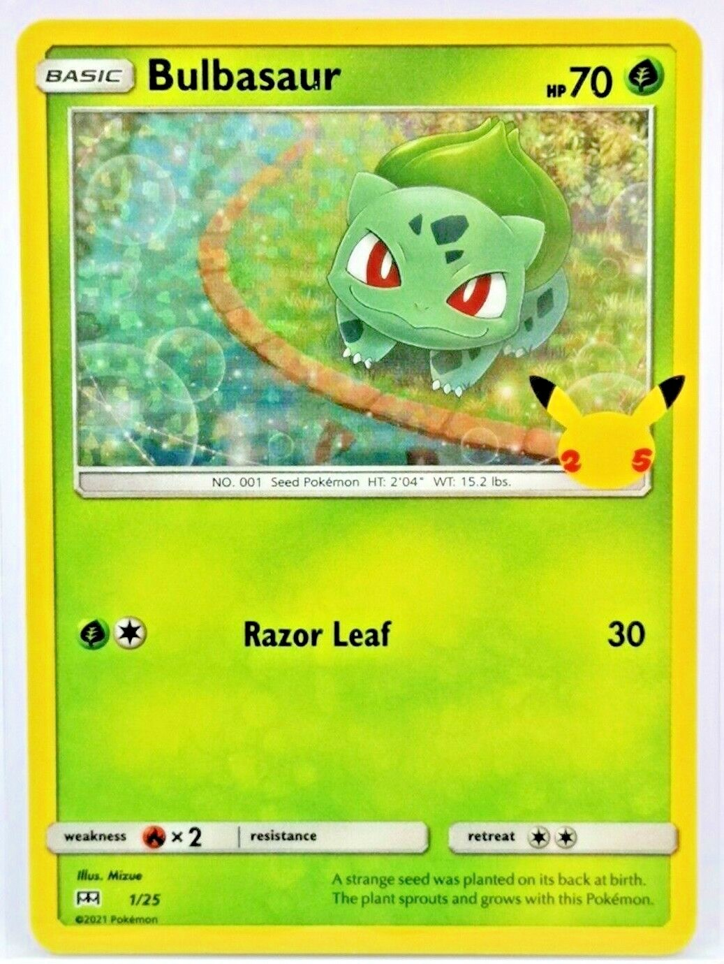 Pokemon McDonalds 2021 – 25th Anniversary Promo Cards – HOLO & NON HOLO SINGLES