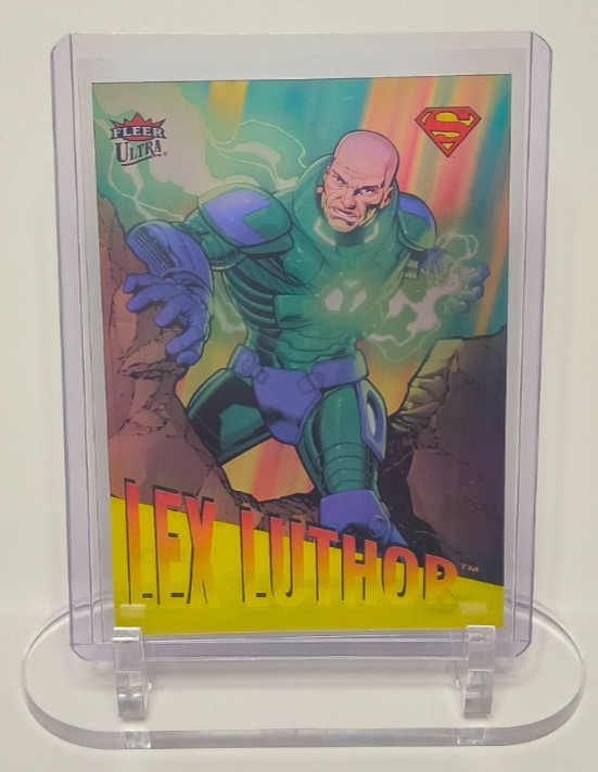 Fleer Ultra Superman Lex Luthor ’95 Retro YELLOW Acetate Insert #R-17