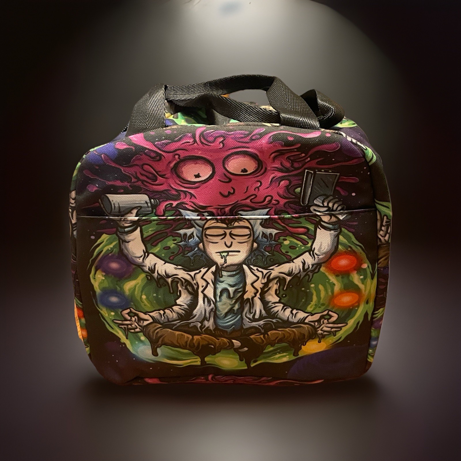 New! Rick and Morty Colorful Insulated Lunch Box