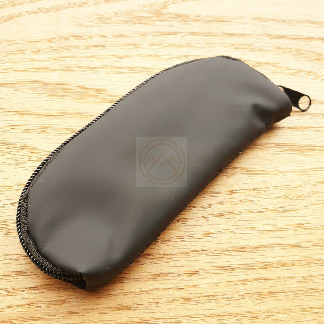 Zero Tolerance Zipper Storage Case Black Leatherette One-Piece Construction