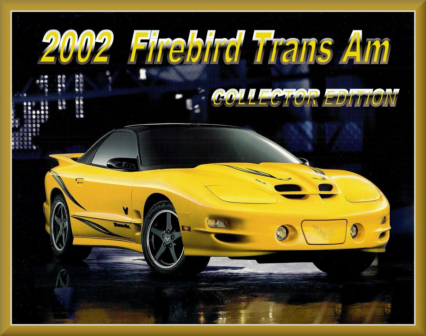 2002 Pontiac Firebird TRANS AM, Collector Edition, Toolbox/Refrigerator Magnet