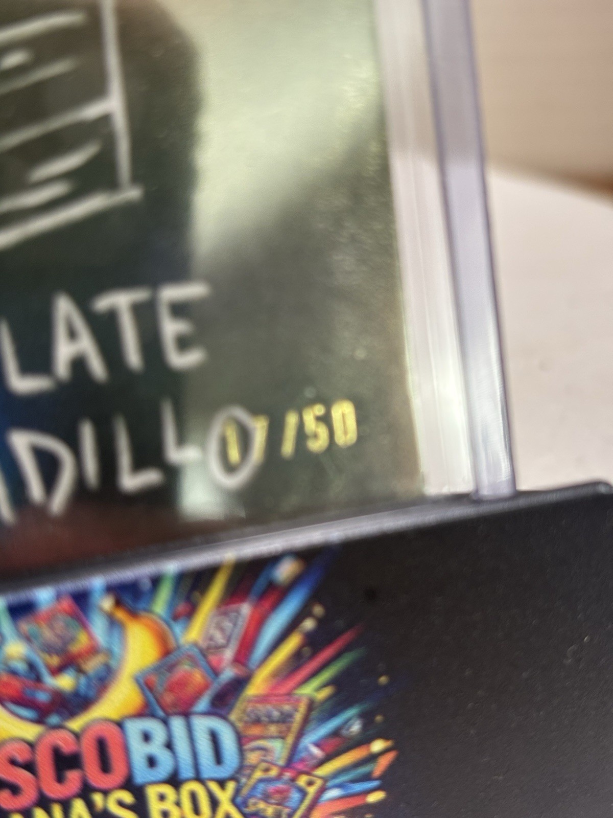 2026 Topps Chrome VeeFriends Articulate Armadillo Gold Refractor17/50 Chalkboard