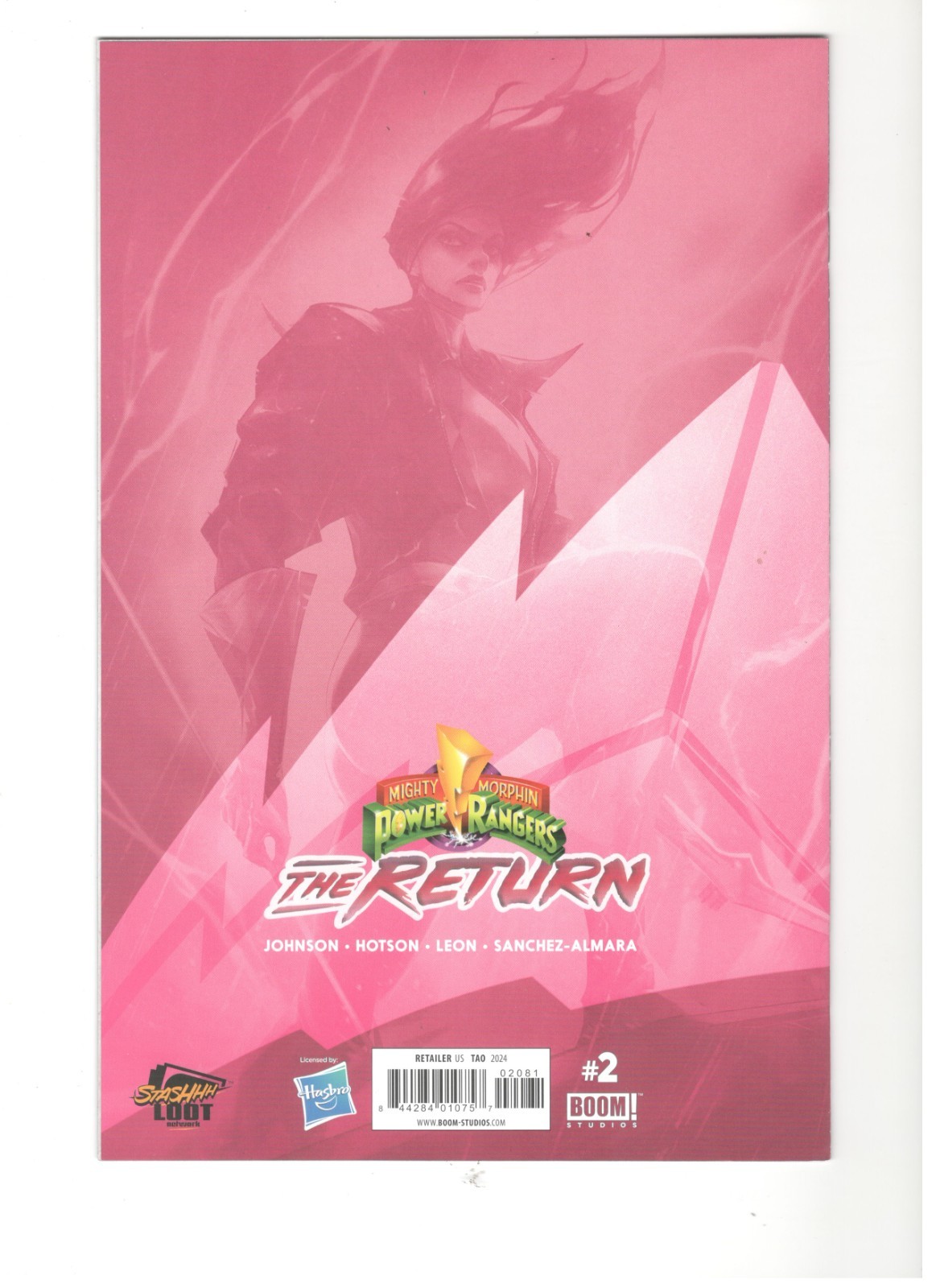 MIGHTY MORPHIN POWER RANGERS THE RETURN #2 VIRGIN IVAN TAO EXCLUSIVE BOOM STUDIO