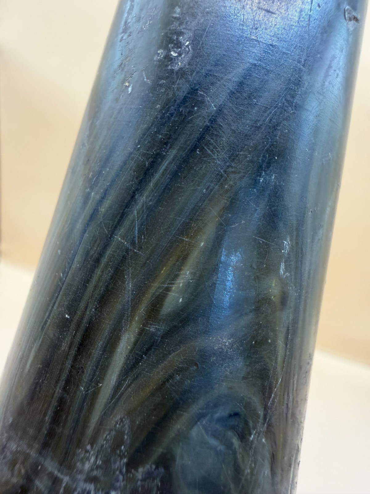 A rare vintage Bakelite furniture leg (antique). Weight: 263 grams.