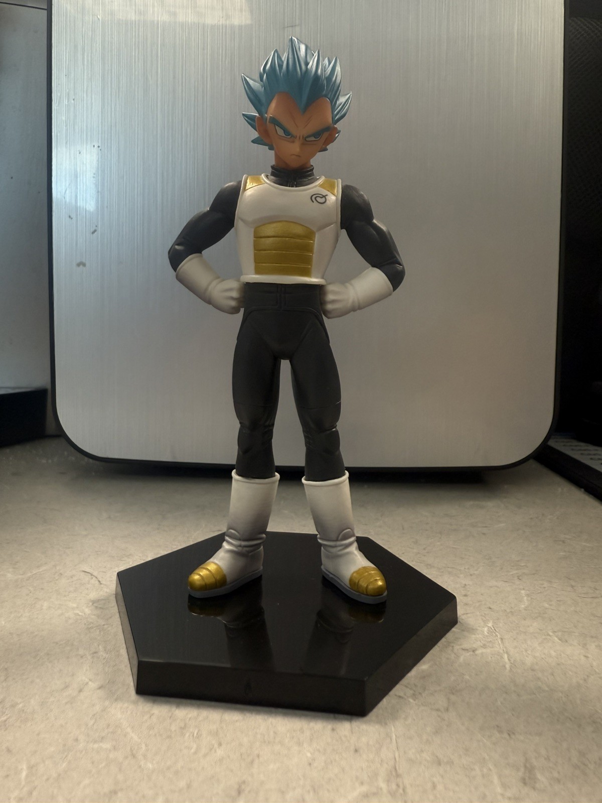 Dragon Ball Z Resurrection Blue Vegeta 6.3in Anime Figure BANPRESTO Japan 2015.