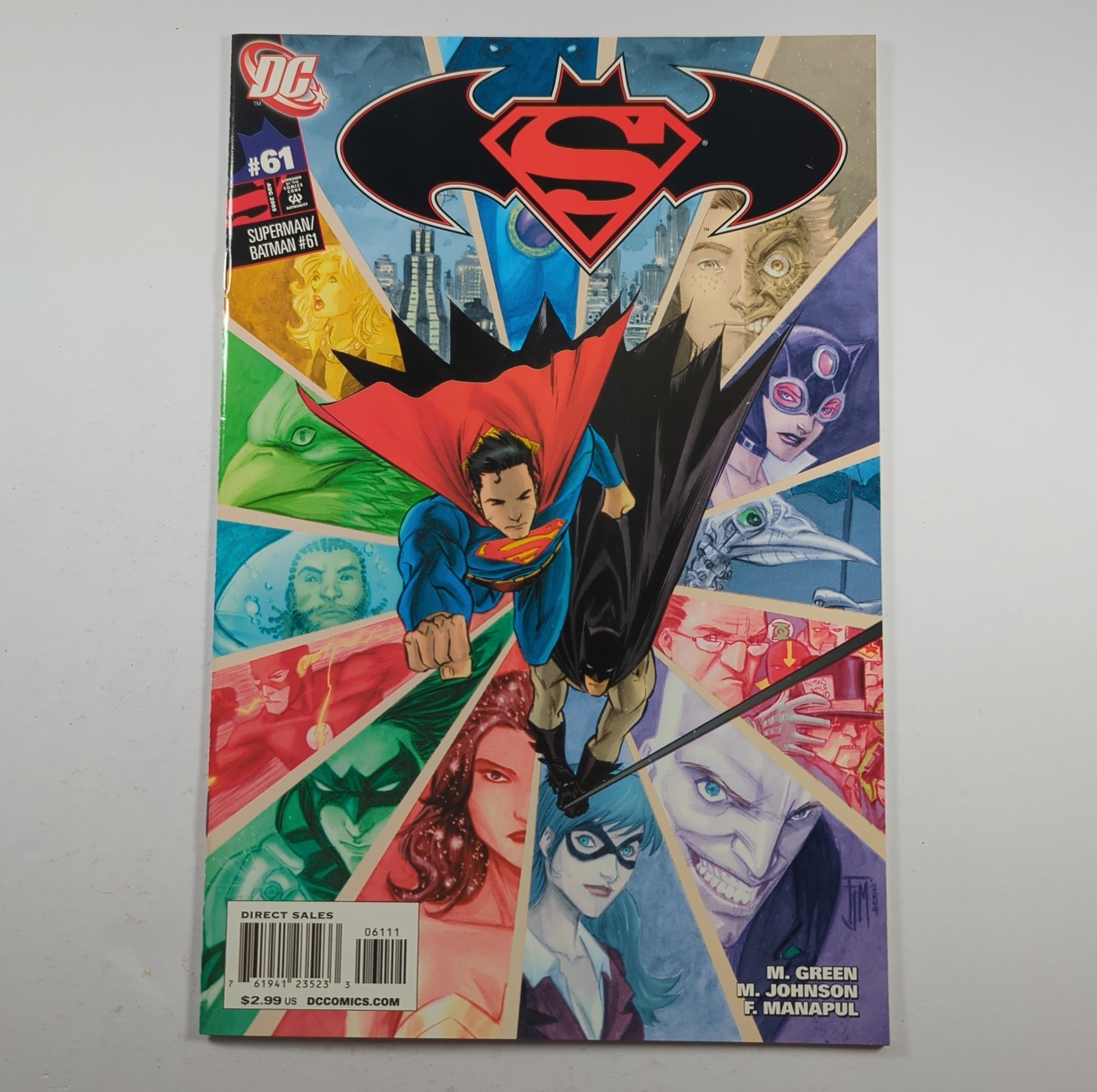 SUPERMAN BATMAN #61 DC Comics 2009 1st Print Francis Manapul Cover High Grade