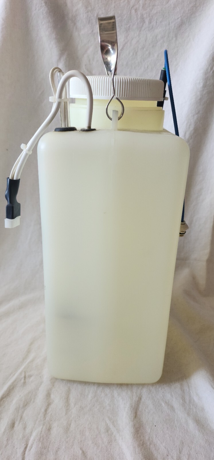 Custom Vintage Nalgene Rectangular Carboy HDPE 9L Plastic Bottle w/Handle