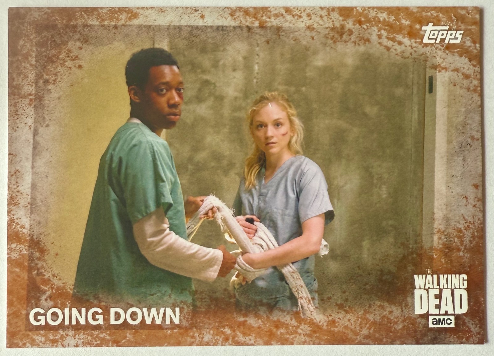 Walking Dead Season 5 Parallel RUST Card #23 BETH NOAH 83/99 GOING DOWN