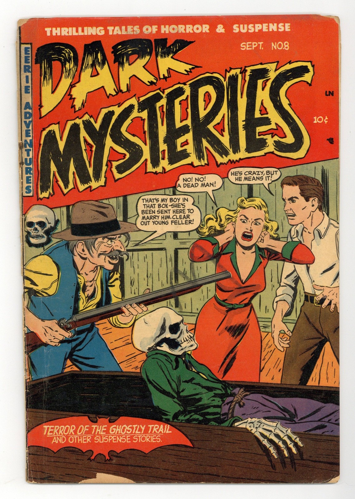 Dark Mysteries #8 GD- 1.8 1952