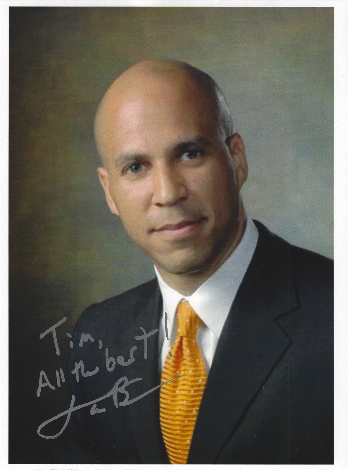 Corey Booker Autographed Signed 8.5×11 Photo – New Jersey Senator – w/COA