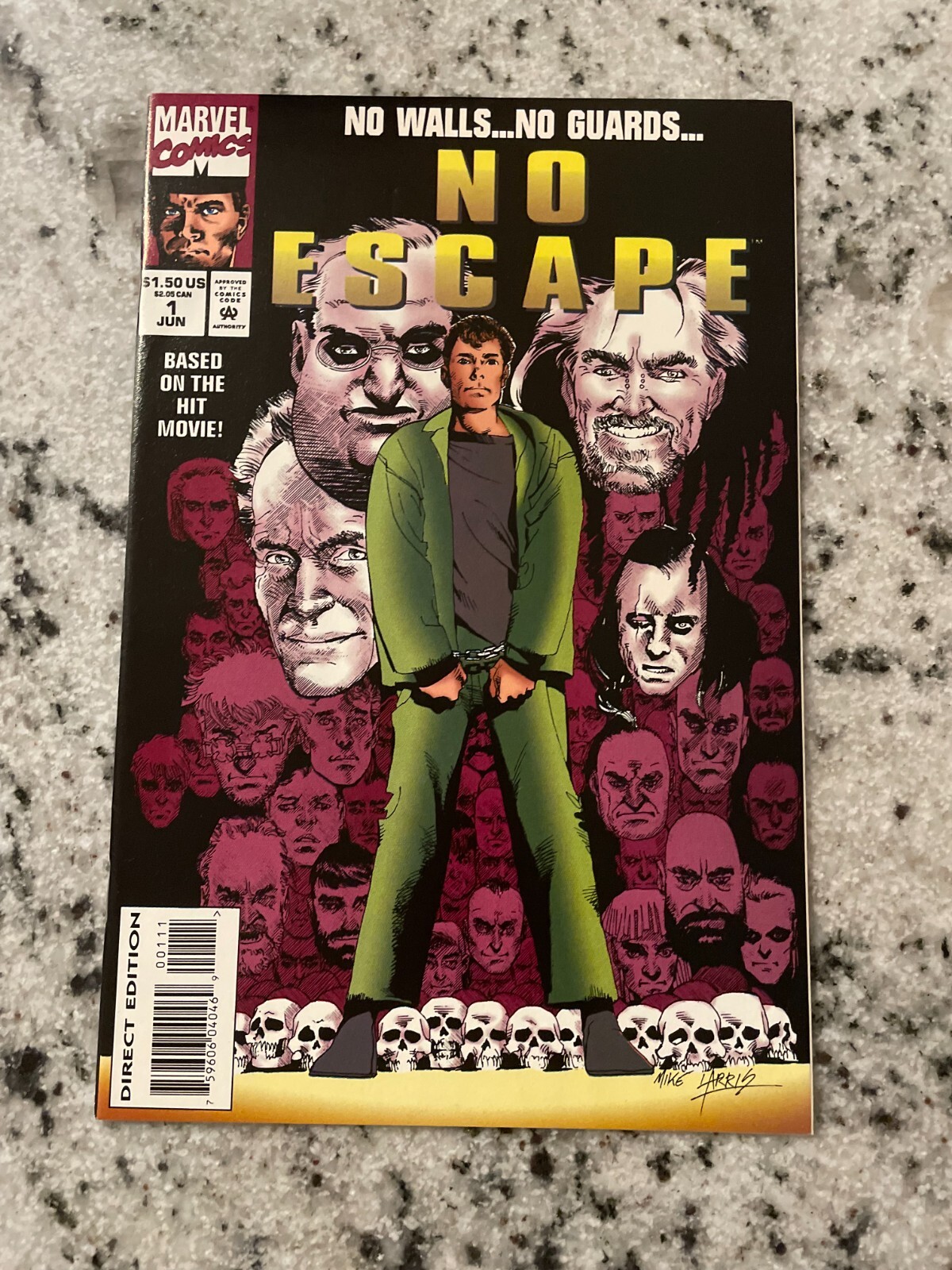 No Escape # 1 NM Marvel Comic Book Hit Movie Adaptation Mike Harris Cover RH9