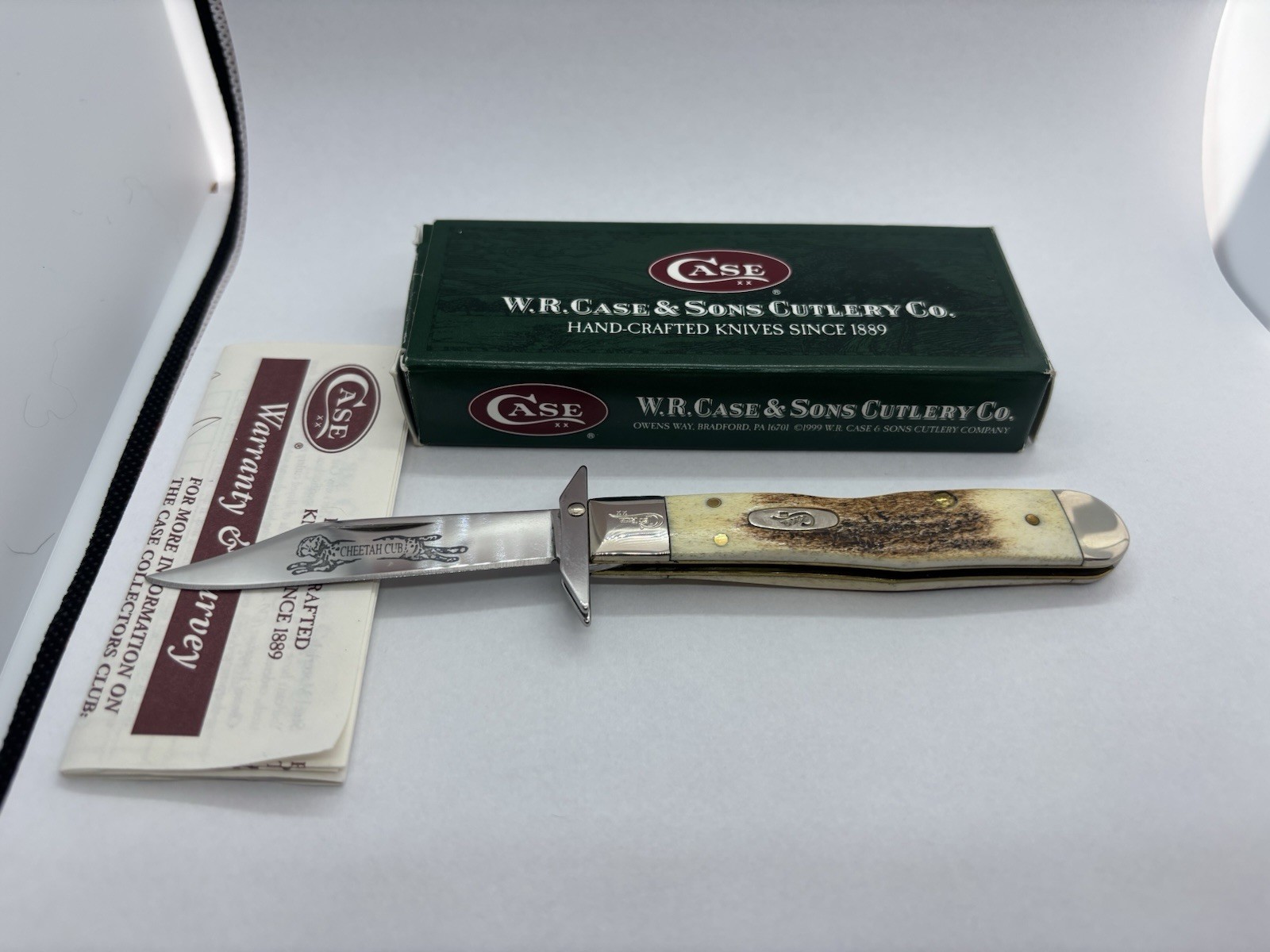 CASE XX 4 X’s FIRST RUN Cheetah Cub STAG 511 1/2 L With Box 1st Run