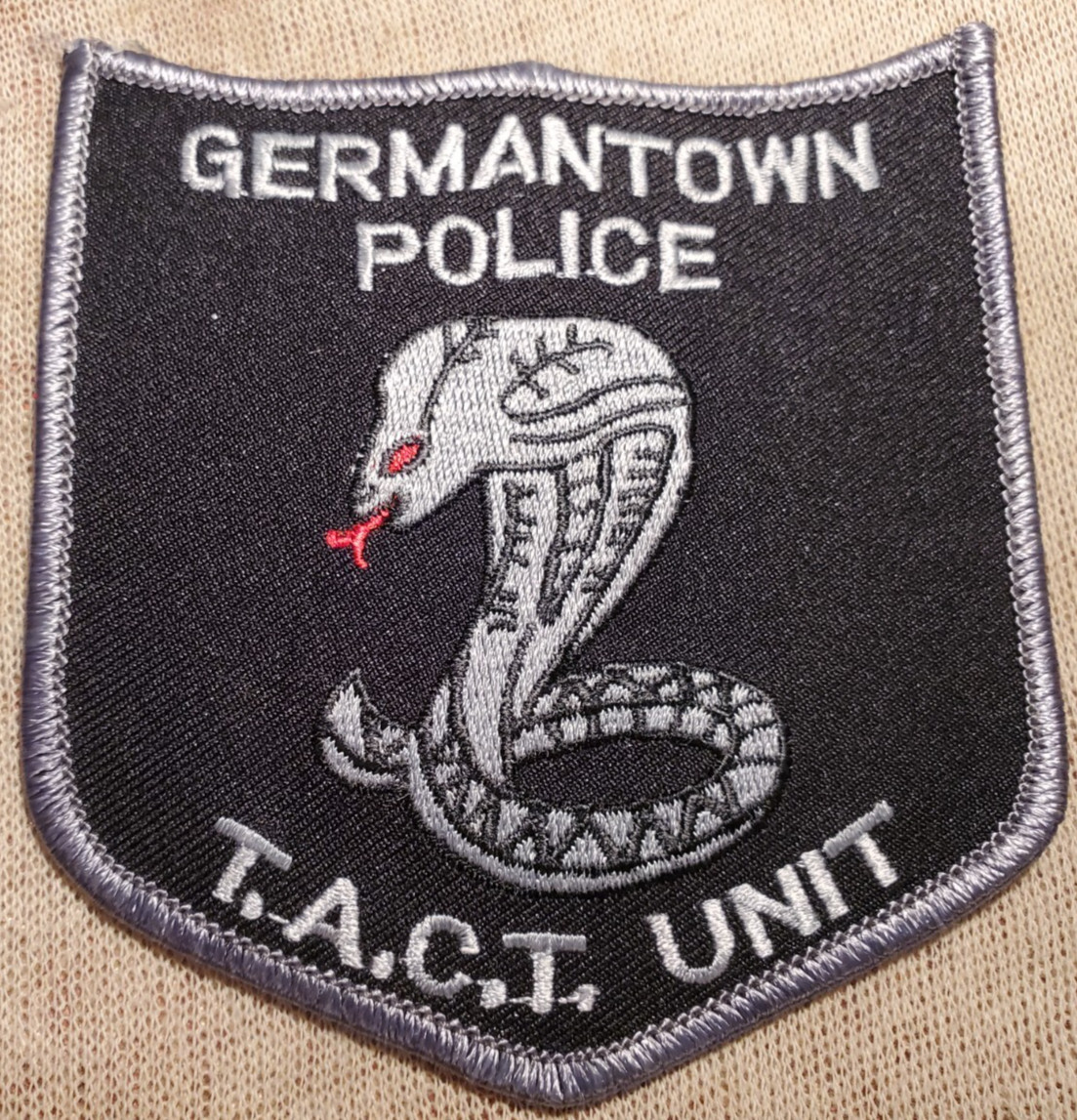 TN Germantown Tennessee TACT Unit Police Patch