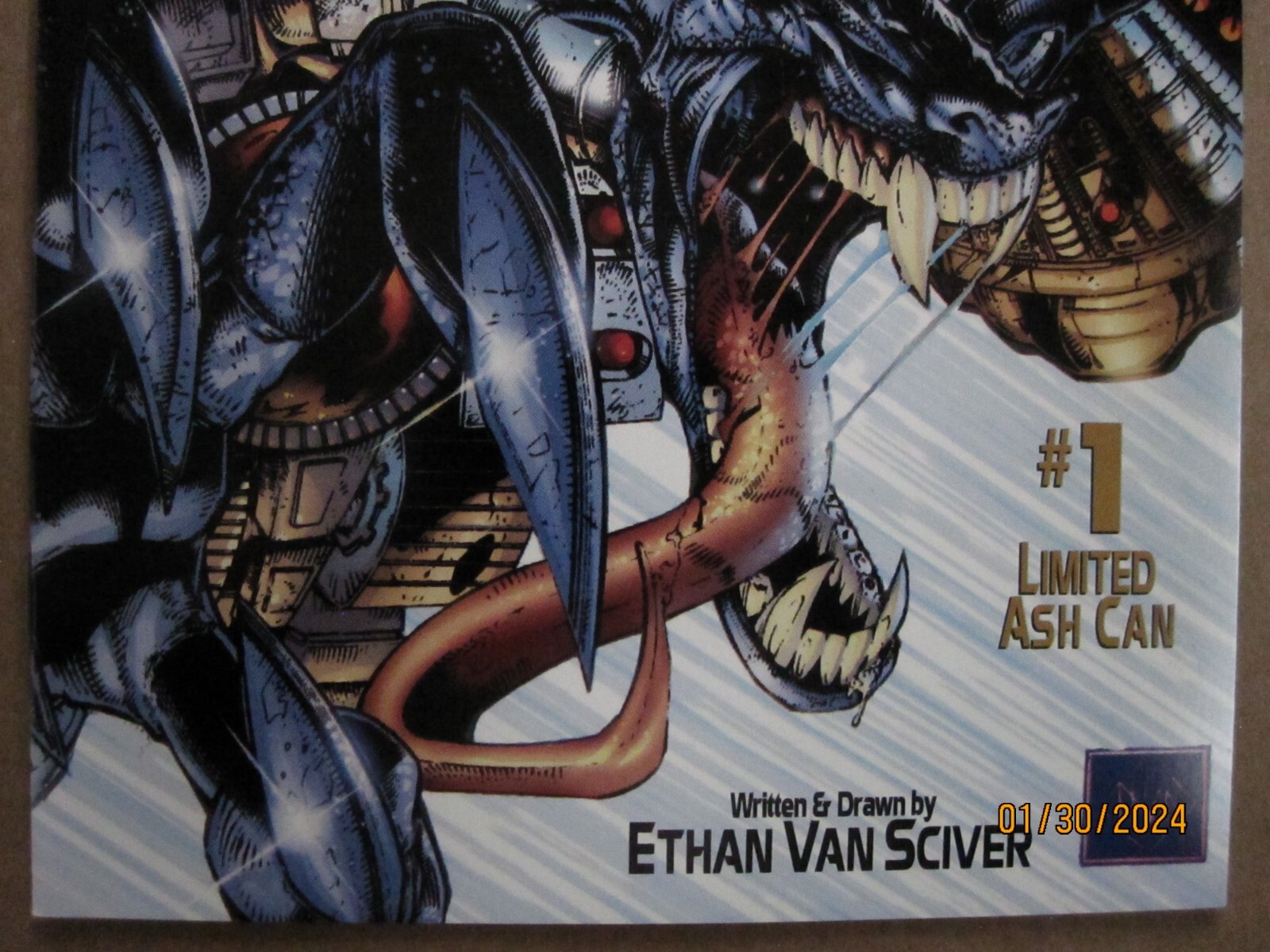1997 HARRIS COMICS SALAMANDROID ‘ZINE BY CYBERFROG’S CREATOR ETHAN VAN SCIVER S2
