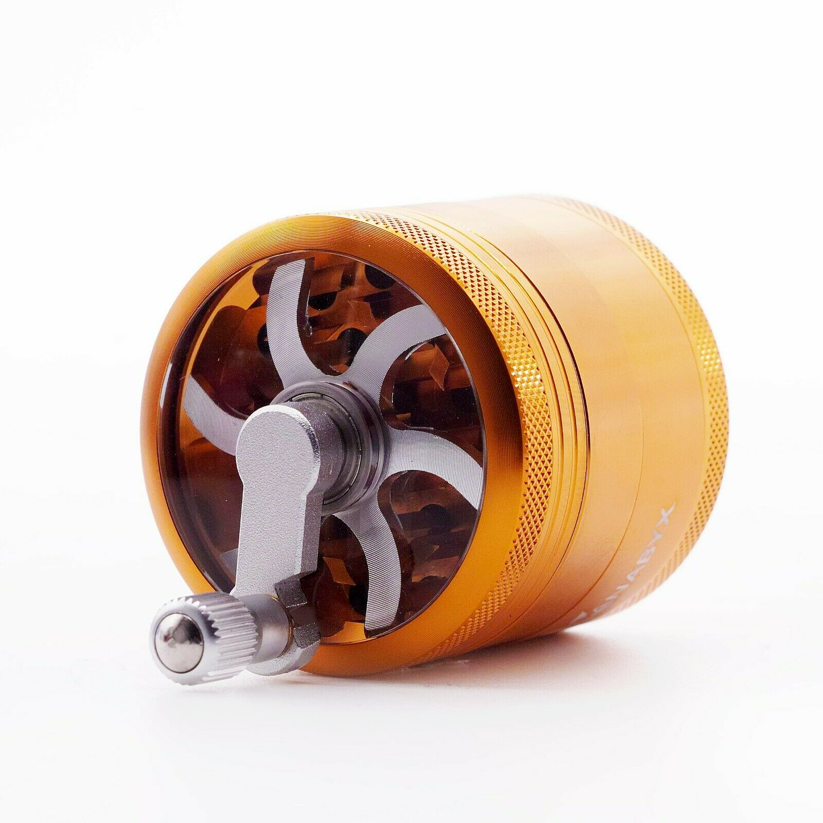 “Canabyx” 2.25 Inch Grinder Machine Herb Tobacco Spice Grinder Crusher GOLD